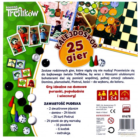 Rodzina Treflików - Kalejdoskop 25 gier [GRA]