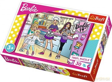 TREFL 30 el. Barbie, Wspólne gotowanie [PUZZLE]