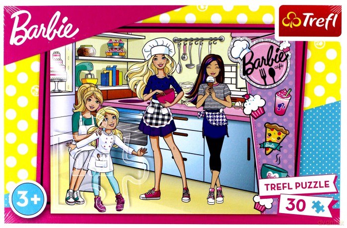 TREFL 30 el. Barbie, Wspólne gotowanie [PUZZLE]