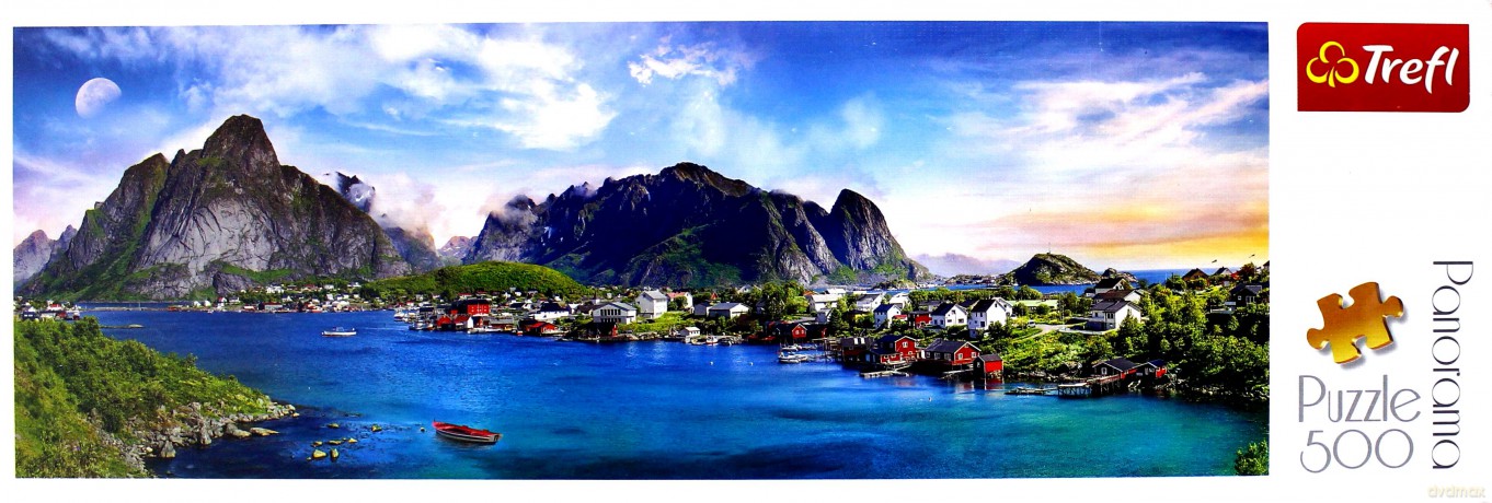 TREFL 500 el. Panorama - Archipelag Lofoty, Norwegia [PUZZLE]