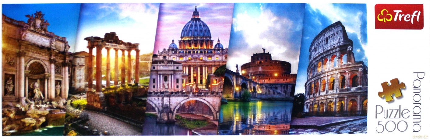 TREFL 500 el. Panorama - Podróż do Włoch [PUZZLE]