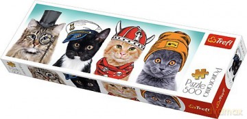 TREFL 500 el. Panorama - Puszysta ekipa [PUZZLE]