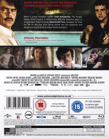 Escobar - Paradise Lost [Blu-Ray]