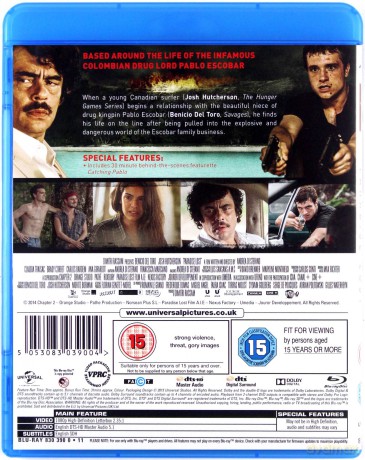 Escobar - Paradise Lost [Blu-Ray]