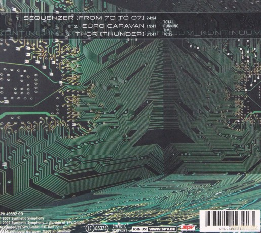 Klaus Schulze: Kontinuum (digipack) [CD]