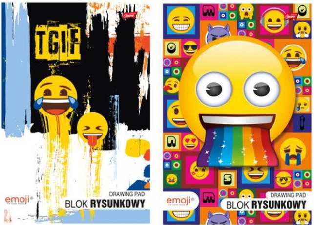 Blok rysunkowy A4 20k. Emoji