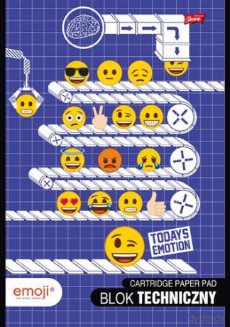 Blok techniczny A4 10k Emoji