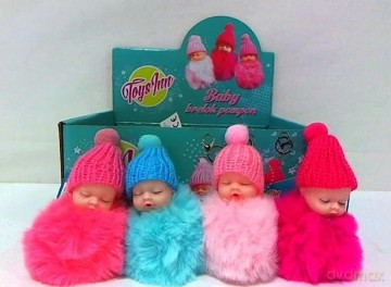 Brelok pompon baby