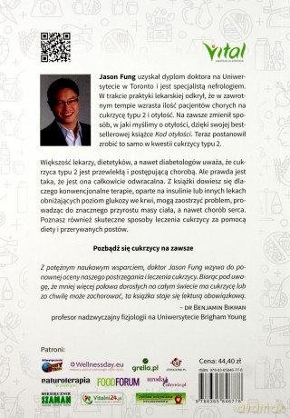 Cukrzycę można wyleczyć. Naturalne metody zapobiegania i odwracania skutków cukrzycy typu 2 - Jason Fung [KSIĄŻKA]