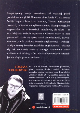 Czego księża nie powiedzą ci o antykoncepcji. Niewygodna prawda - Tomasz Terlikowski [KSIĄŻKA]