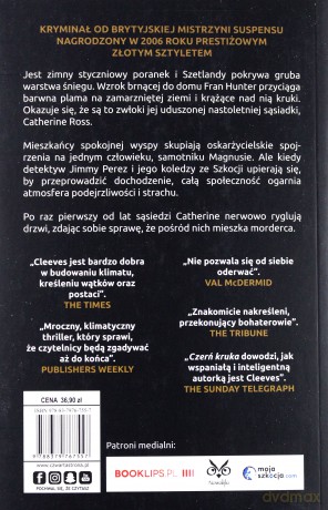 Czerń kruka - Ann Cleeves [KSIĄŻKA]