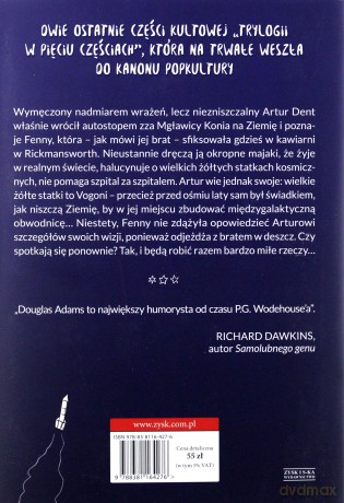 Cześć i dzięki za ryby / W zasadzie niegroźna Pakiet - Douglas Adams [KSIĄŻKA]