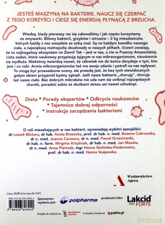 Człowiek na bakterie. Jak czerpać energię i zdrowie z jelit - Margit Kossobudzka [KSIĄŻKA]