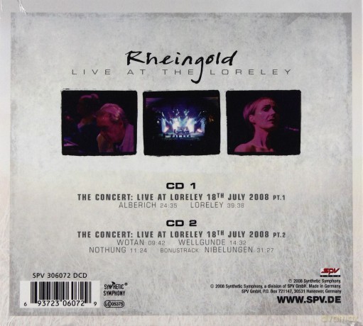 Klaus Schulze & Lisa Gerrard: Rheingold (digipack) [2CD]