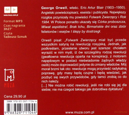 Folwark zwierzęcy - George Orwell [AUDIOBOOK]