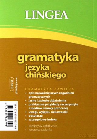 Gramatyka języka chińskiego [KSIĄŻKA]