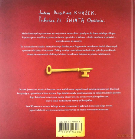 Jestem dzieckiem książek - Oliver Jeffers, Sam Winston [KSIĄŻKA]