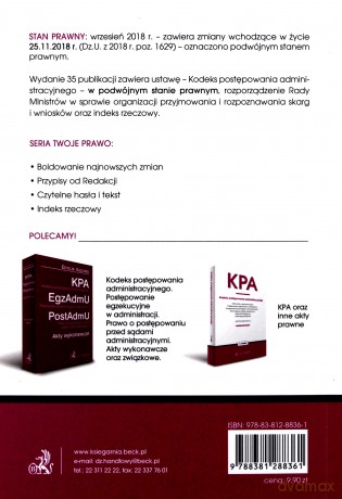 Kodeks Postępowania Administracyjnego. Twoje prawo [KSIĄŻKA]