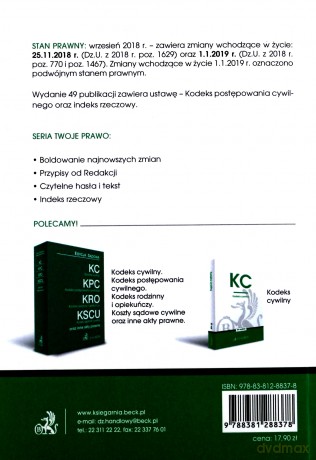 Kodeks Postępowania Cywilnego. Twoje prawo [KSIĄŻKA]