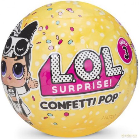 L.o.l. Laleczka confetti POP niespodzianka seria 3 551515 [FIGURKA]