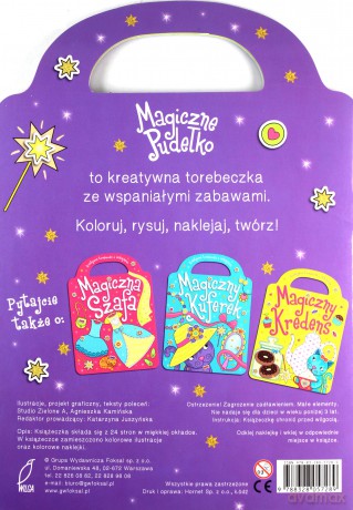 Magiczne pudełko. Kreatywna torebeczka z naklejkami [KSIĄŻKA]
