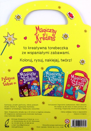 Magiczny kredens. Kreatywna torebeczka z naklejkami [KSIĄŻKA]