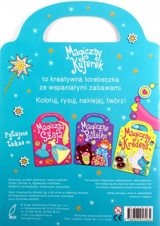 Magiczny kuferek. Kreatywna torebeczka z naklejkami [KSIĄŻKA]