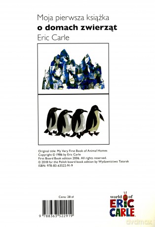 Moja pierwsza książka o domach zwierząt - Eric Carle [KSIĄŻKA]