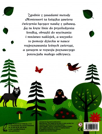 Moja pierwsza księga leśnych zwierząt. Montessori. Odkrywam i poznaję - Chiara Piroddi [KSIĄŻKA]