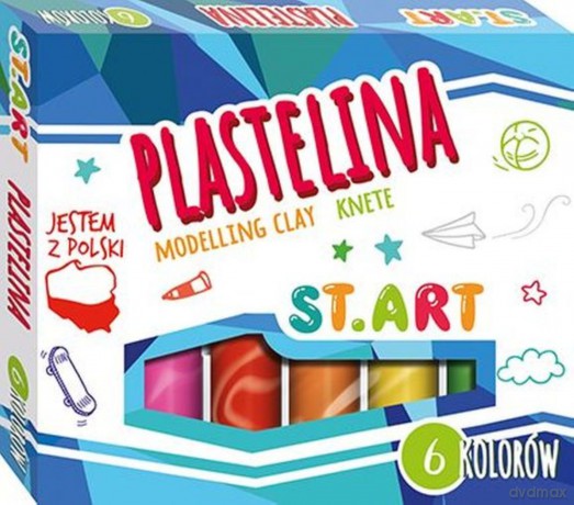 Plastelina st.art 6 kolorów