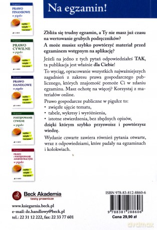 Prawo gospodarcze publiczne w pigułce [KSIĄŻKA]