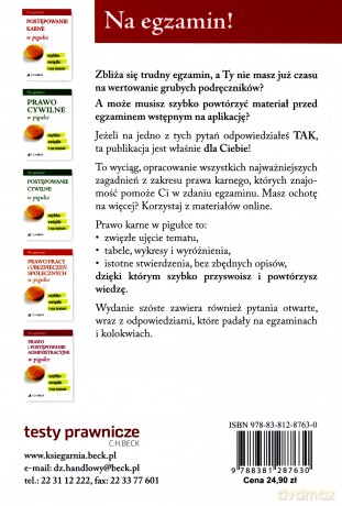 Prawo karne w pigułce [KSIĄŻKA]