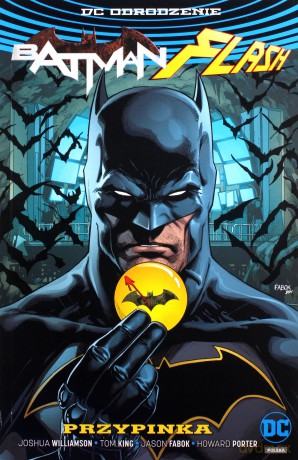 Przypinka Batman Flash - Joshua Williamson, Tom King, Jason Fabok [KOMIKS]
