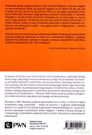 Rozmowy o Biblii. Narodziny judaizmu - Anna Świderkówna [KSIĄŻKA]