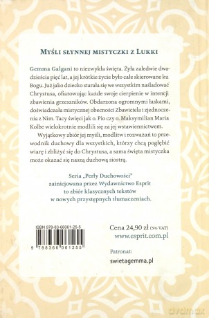 Sam na sam z Jezusem - Gemma Galgani [KSIĄŻKA]
