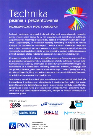 Technika pisania i prezentowania przyrodniczych prac naukowych. Przewodnik praktyczny - January Maciej Weiner, January Mikołaj Weiner [KSIĄŻKA]