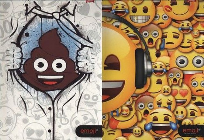 Teczka z gumką A4 emoji mix 1