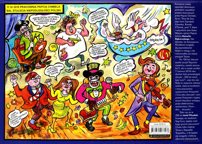 Tytus, Romek i Atomek obchodzą 100-lecie Odzyskania Niepodległości Polski. Z wyobraźni papcia Chmiela narysowani - Henryk Jerzy Chmielewski [KOMIKS]