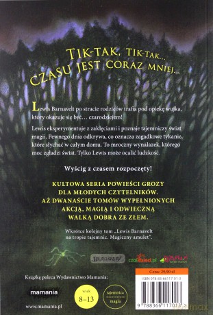 Zegar czarnoksiężnika. Lewis Barnavelt - John Bellairs [KSIĄŻKA]