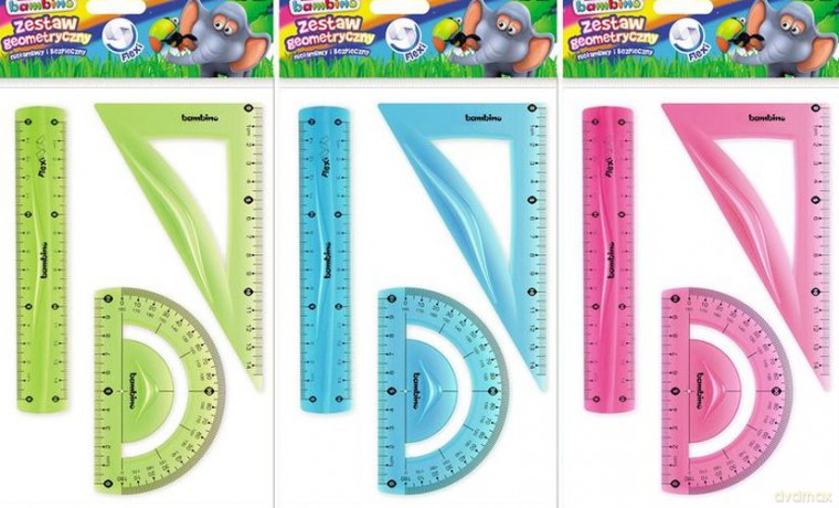 Zestaw geometryczny bambino 3 elementy 20 cm