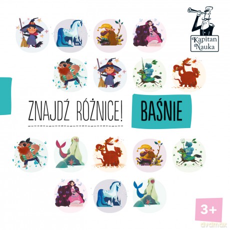 Znajdź różnice. Baśnie [KSIĄŻKA]