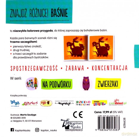 Znajdź różnice. Baśnie [KSIĄŻKA]