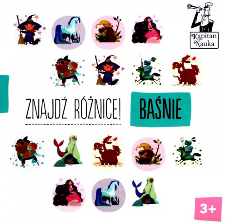 Znajdź różnice. Baśnie [KSIĄŻKA]