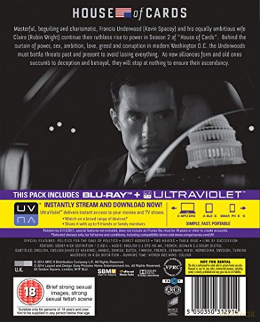 House Of Cards: Season 2 [4xBlu-Ray]