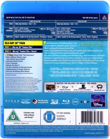 Toy Story 2 [Blu-Ray 3D]+[Blu-Ray]