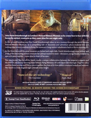 David Attenborough's Natural History Museum Alive 3D [Blu-Ray 3D]