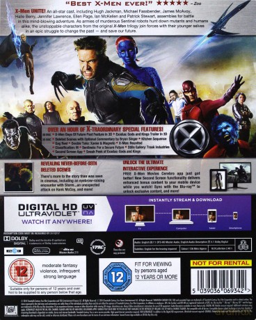 X-Men: Days of Future Past (steelbook) [Blu-Ray 3D]+[Blu-Ray]