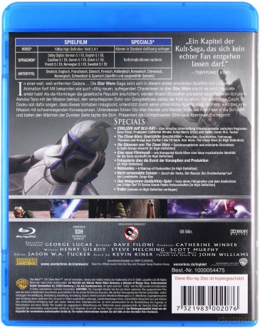 Star Wars - The Clone Wars [Blu-Ray]