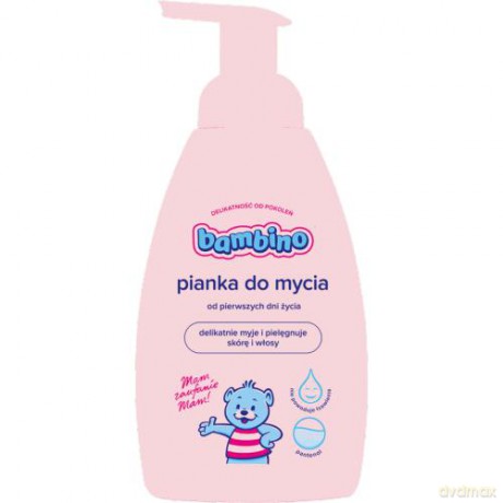 BAMBINO Pianka do mycia ciała i włosów dla dzieci i niemowląt 250 ml