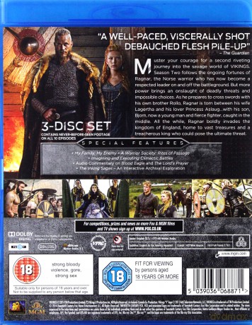 Vikings Season 2 [3xBlu-Ray]